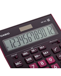 Калькулятор настольный CASIO GR-12С-WR (210х155 мм), 12 разрядов, двойное питание, БОРДОВЫЙ, GR-12C-WR-W-EP CASIO Цена с НДС за 1 штуку Калькулятор настольный CASIO GR-12С-WR (210х155 мм), 12 разрядов, двойное питание, БОРДОВЫЙ, GR-12C-WR-W-EP CASIO Цена с НДС за 1 штуку