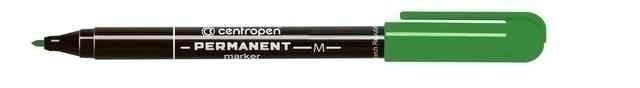 Маркер-перманент шир. 1мм /M зеленый Centropen Цена с НДС за 1 штуку