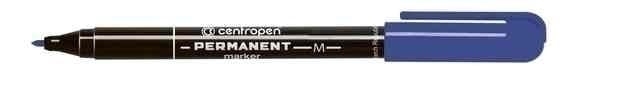 Маркер-перманент шир. 1мм /M синий Centropen Цена с НДС за 1 штуку