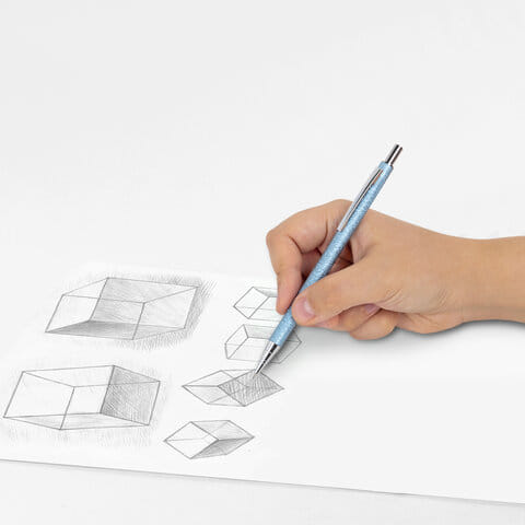 Карандаш механический 0,5 мм, HB, BRAUBERG OCEAN BLUE, металлический корпус BRAUBERG Цена с НДС за 1 штуку