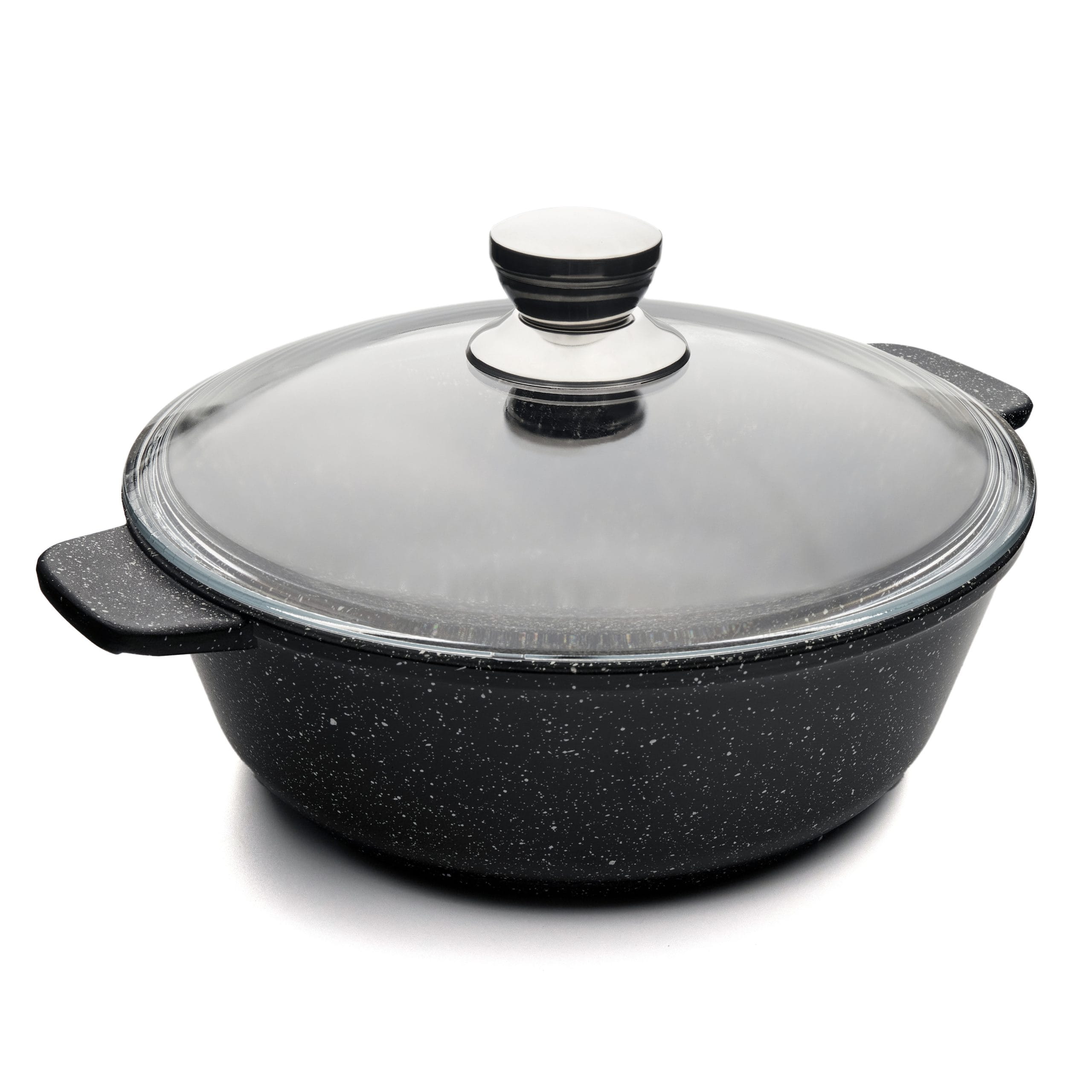 Жаровня 28 см со стеклянной крышкой «ГРАНИТ» ВИКТОРИЯ Цена с НДС за 1 штуку