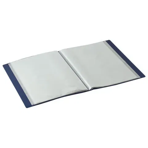 Папка 60 вкладышей BRAUBERG стандарт, синяя, 0,8 мм, 221605 BRAUBERG Цена с НДС за 1 штуку