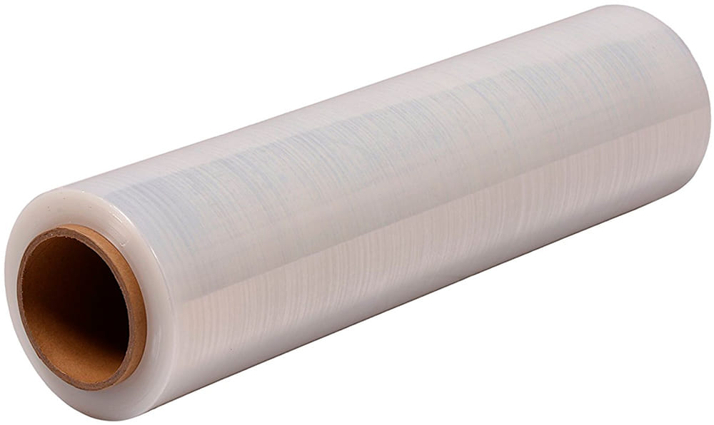 Стрейч-пленка для ручной упаковки, 50 см х 220 м, 20 мкм, 2 кг - нетто, ВТОРИЧНОЕ СЫРЬЕ, растяжение 180% Цена с НДС за 1 штуку