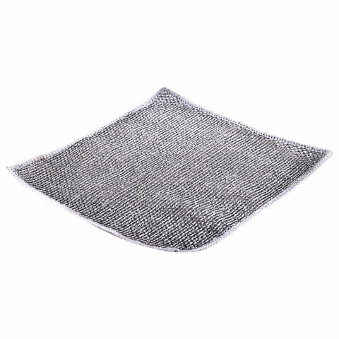 Тряпки-салфетки металлизированный эффект скрабер, 20х20 см, КОМПЛЕКТ 3 штуки, посуда, уборка, LAIMA, 700062 LAIMA Цена с НДС за 1 штуку