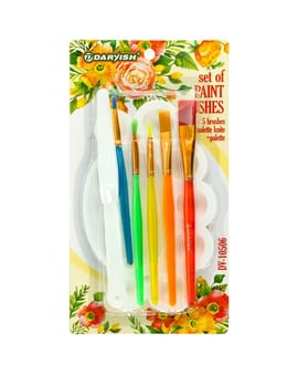 Набор кистей художественных (5шт) + мастихин + палитра, DV-10506 Darvish Цена с НДС за 1 штуку Набор кистей художественных (5шт) + мастихин + палитра, DV-10506 Darvish Цена с НДС за 1 штуку