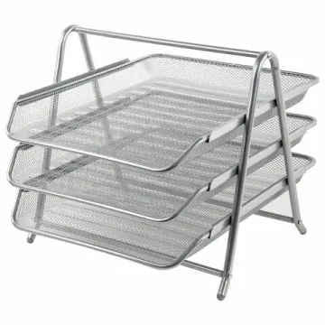 Лоток горизонтальный металлический для бумаг, 3 секции, BRAUBERG "Germanium", А4 (267х355х295 мм), серебристый, 231953 BRAUBERG Цена с НДС за 1 штуку