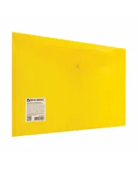 Папка-конверт с кнопкой BRAUBERG А4 до 100 л. прозрачная цвета в асссортименте СВЕРХПРОЧНАЯ 0,18 мм BRAUBERG Цена с НДС за 1 штуку Папка-конверт с кнопкой BRAUBERG А4 до 100 л. прозрачная цвета в асссортименте СВЕРХПРОЧНАЯ 0,18 мм BRAUBERG Цена с НДС за 1 штуку