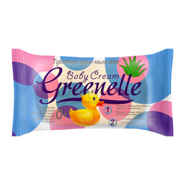 Крем-мыло туалетное твердое "Baby Cream" Aloe, марка "Детское", ном.масса 90 г, штрихкод 4810273007110 Гомельский жировой комбинат Цена с НДС за 1 штуку