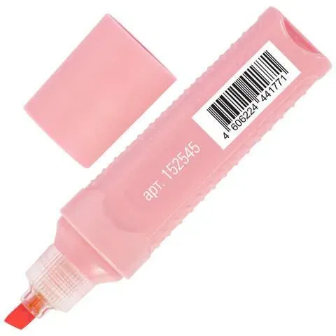 Текстовыделитель STAFF "EVERYDAY HL-707", ПАСТЕЛЬНЫЙ РОЗОВЫЙ, линия 1-5 мм, скошенный наконечник, 152545 STAFF Цена с НДС за 1 штуку