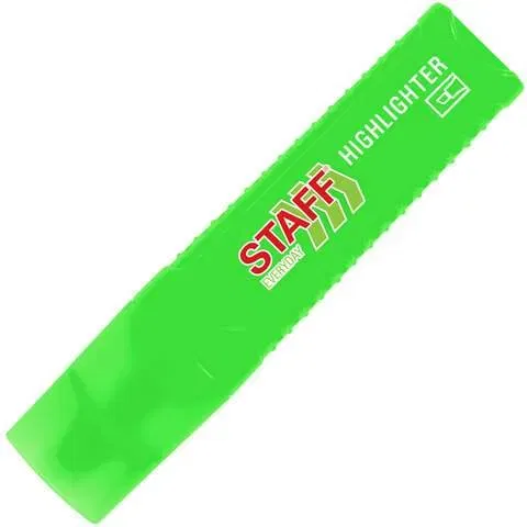 Текстовыделитель STAFF "EVERYDAY HL-707", ЗЕЛЕНЫЙ, линия 1-5 мм, скошенный наконечник, 152543 STAFF Цена с НДС за 1 штуку