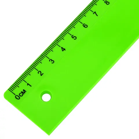 Линейка пластиковая 50 см ПИФАГОР, неоновая, ассорти, 210845 ПИФАГОР Цена с НДС за 1 штуку