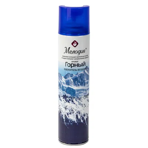 Освежитель воздуха аэрозольный 300 мл МЕЛОДИЯ "ГОРНЫЙ", 601904 Мелодия Цена с НДС за 1 штуку
