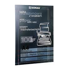 Копировальная бумага, ЧЕРНАЯ, 100 листов "Donau", Китай Donau Цена с НДС за 1 штуку