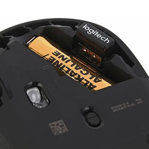Мышь беспроводная LOGITECH B170, 2 кнопки + 1 колесо-кнопка, оптическая, черная LOGITECH Цена с НДС за 1 штуку