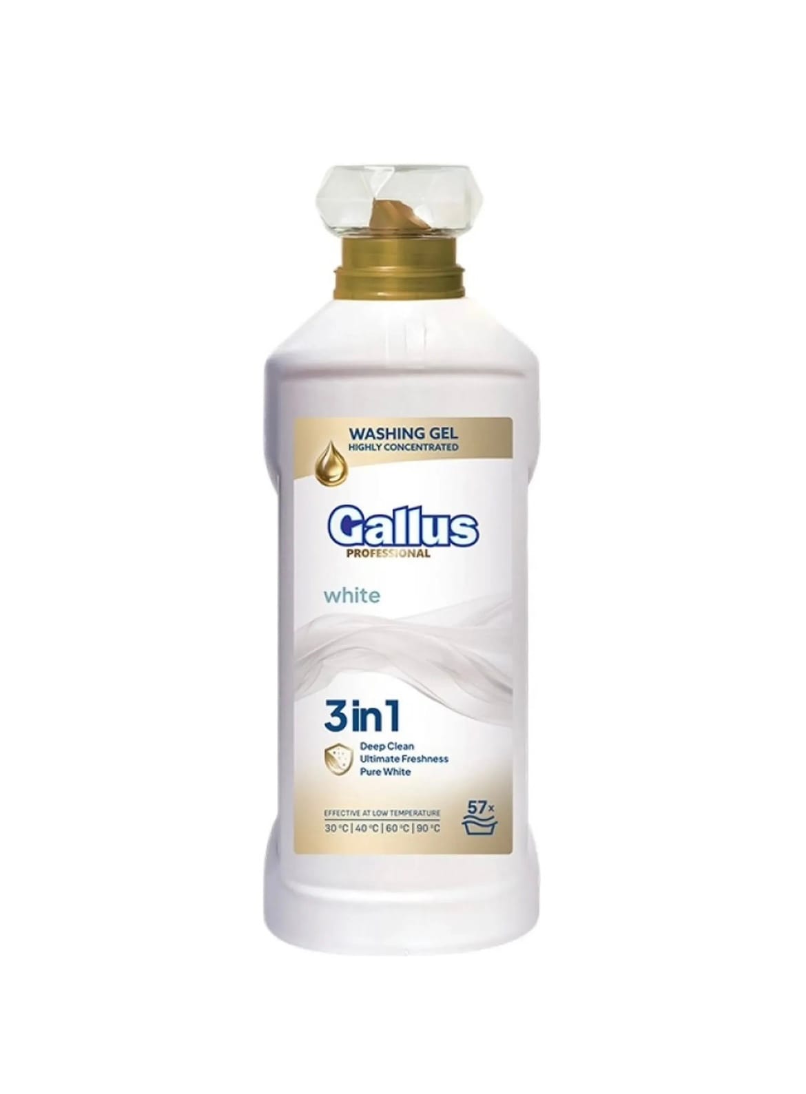 Гель для стирки Gallus Professional 3 в 1 для белых тканей (2л) Gallus Цена с НДС