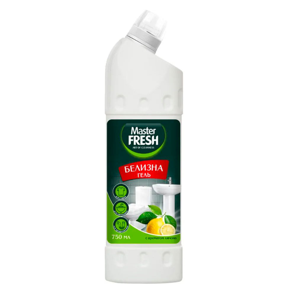Универсальное чистящее и отбеливающее средство БЕЛИЗНА-ГЕЛЬ MASTER FRESH 750 мл MASTER FRESH Цена с НДС