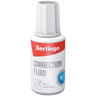 Корректирующая жидкость на химической основе BERLINGO 20 мл, РФ Berlingo Цена с НДС за 1 штуку