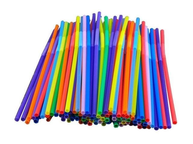 Трубочка коктейльная ассорти 5*210 (250 штук) Цена с НДС за упаковку - 250 штук