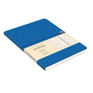 Ежедневник недатированный LITE BOOK. Синий А5 136листов, плотность бумаги 70г/м2 Канц-Эксмо Цена с НДС за 1 штуку