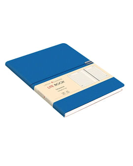 Ежедневник недатированный LITE BOOK. Синий А5 136листов, плотность бумаги 70г/м2 Канц-Эксмо Цена с НДС за 1 штуку