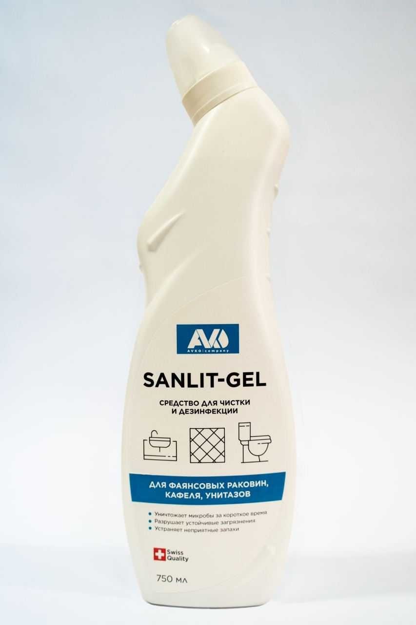 Средство для сантехники "САНЛИТ"-ГЕЛЬ, 750 мл ВТФ "АВКО" Цена с НДС за 1 штуку
