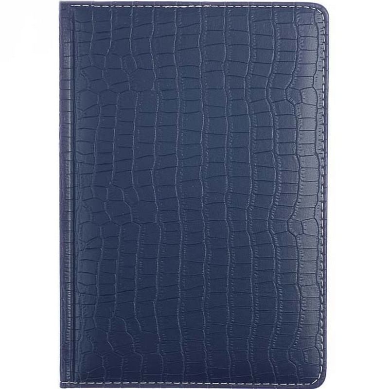 Алфавитная книга А5 "Wild" 128стр, темно-синяя, искусственная кожа с поролоном, крем.блок deVENTE Цена с НДС за 1 штуку