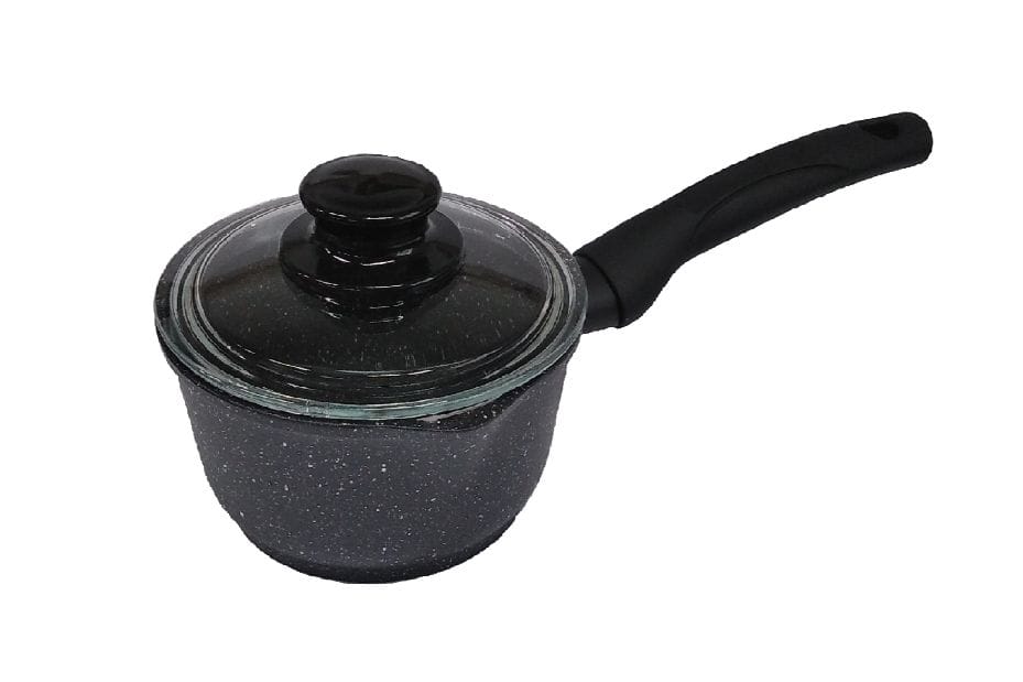 Ковш АЛА 1,5 л со стеклянной крышкой, ГРАНИТ ВИКТОРИЯ Цена с НДС