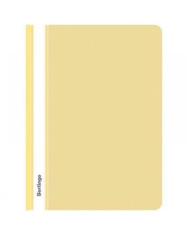 Папка-скоросшиватель с прозрачным верхом, желтый Berlingo Цена с НДС за 1 штуку