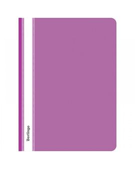 Папка-скоросшиватель с прозрачным верхом, фиолетовый Berlingo Цена с НДС за 1 штуку