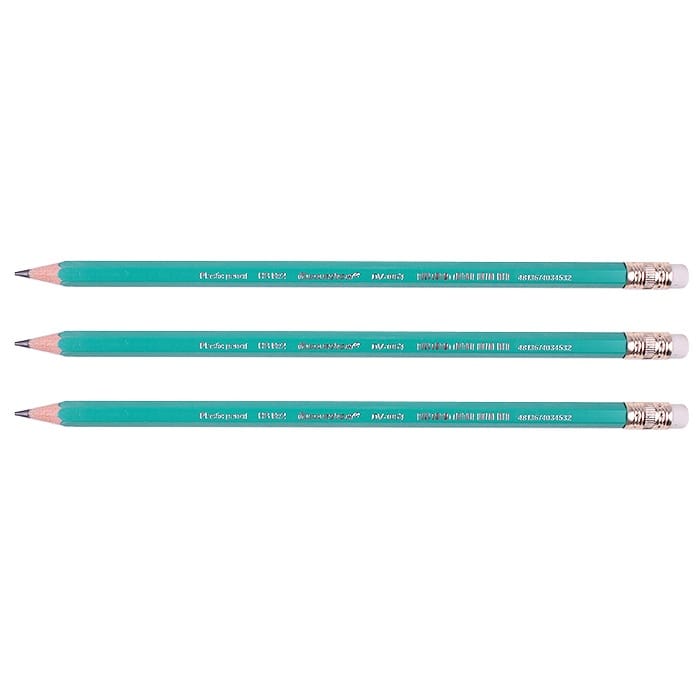 Карандаш ч/г пластиковый с ластиком "Darvish" HB корпус зеленый шестигранный Darvish Цена с НДС