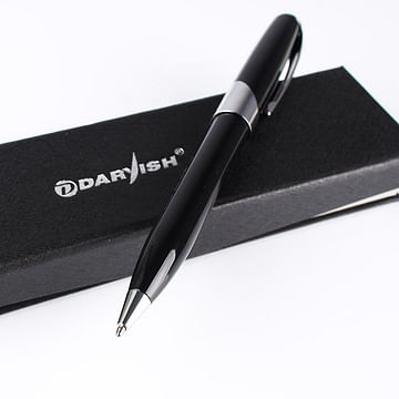 Ручка подар. DV-3270 в футляре, черный с серебристой отделкой Darvish Цена с НДС за 1 штуку