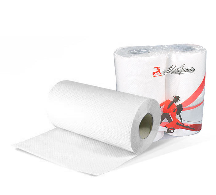 Полотенца бумажные (2шт.) однослойные, АРТ. 9С19705, БЕЛЫЕ, РБ Альбертин Цена с НДС