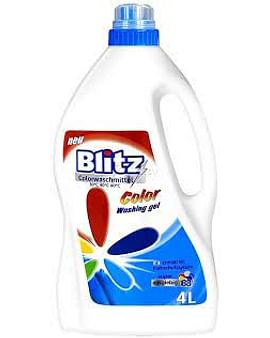 Жидкий стиральный порошок подходит для цветных вещей Blitz Colorl gel 4 л Цена с НДС за 1 штуку 4 Л