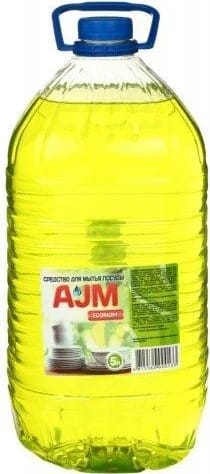 Средство моющее жидкое для посуды «AJM ECONOM» 5л AJM Цена с НДС за 1 штуку 5л