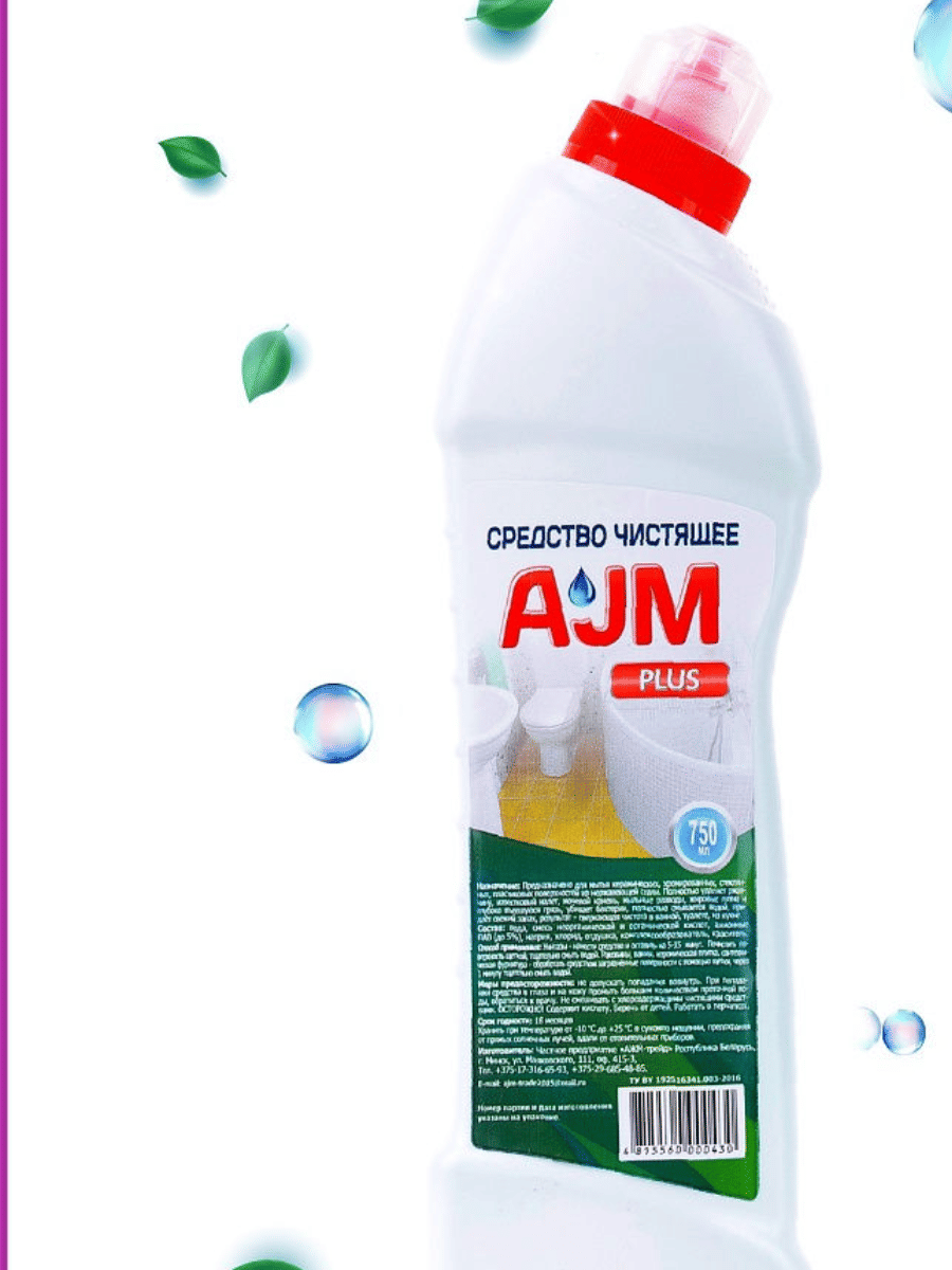 Средство чистящее AJM PLUS. 750 мл AJM Цена с НДС за 1 штуку