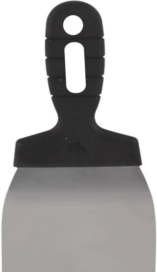 Шпатель мет 100мм нерж фасад.,пластик. ручка (рошма) , Китай Цена с НДС за 1 штуку