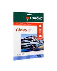 Фотобумага LOMOND А4 200г/м, 25 л, ГЛЯНЦЕВАЯ LOMOND Цена с НДС за упаковку 25 листов Фотобумага LOMOND А4 200г/м, 25 л, ГЛЯНЦЕВАЯ LOMOND Цена с НДС за упаковку 25 листов