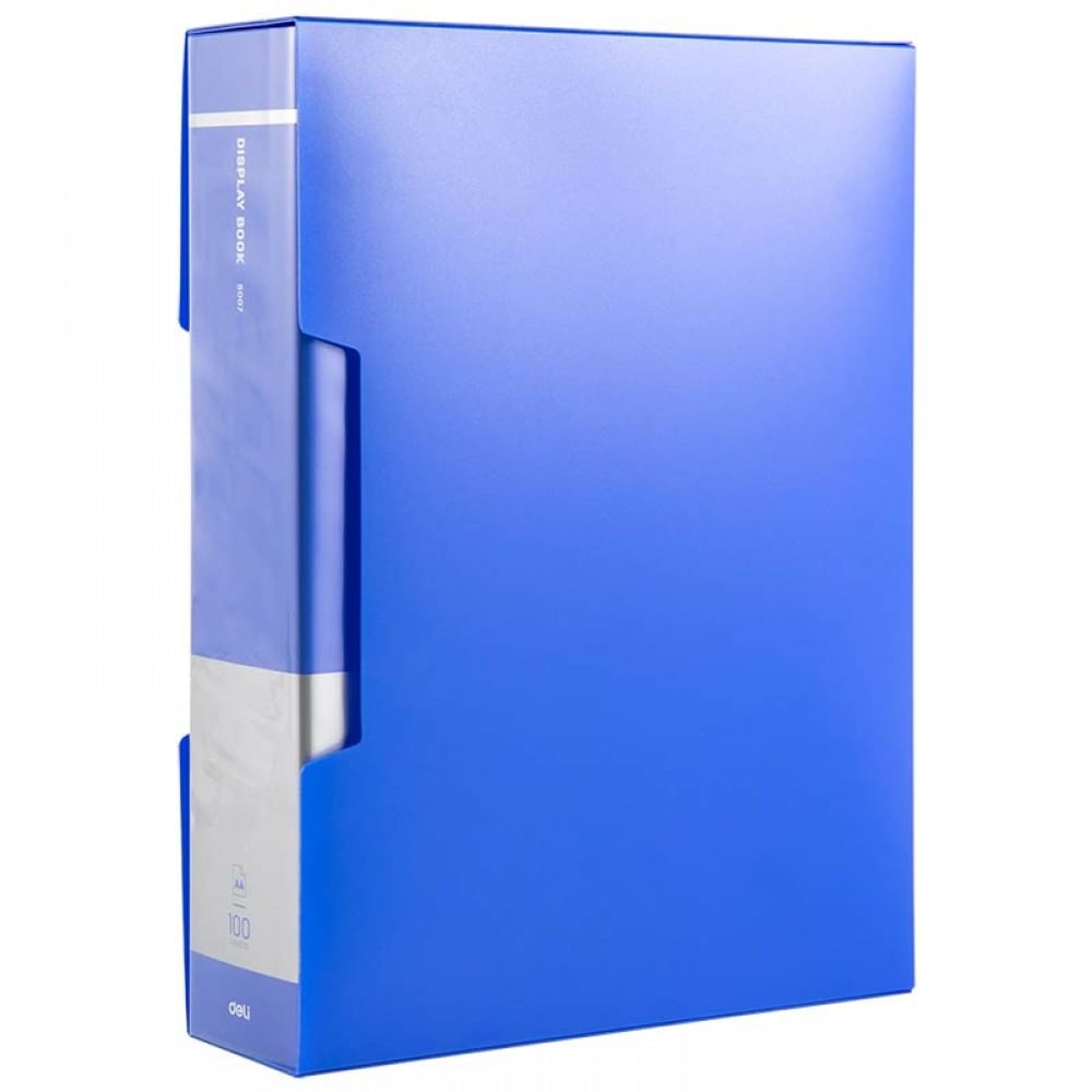 Папка со 100 вкладышами, формат A4, ширина корешка 64мм, 1,05мм DELI Цена с НДС за 1 штуку