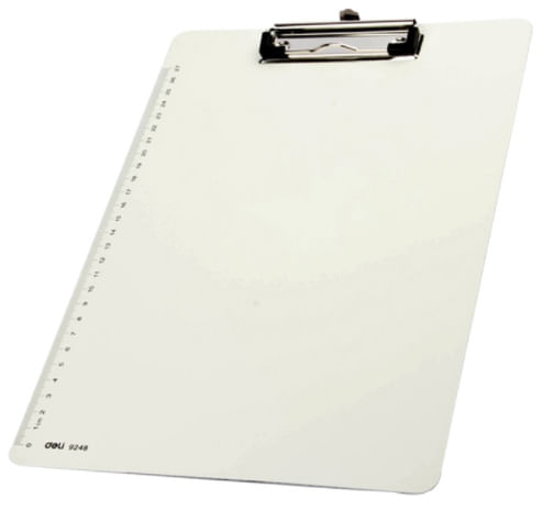 Планшет с зажимом, ФОРМАТ A4, бежевый DELI Цена с НДС за 1 штуку