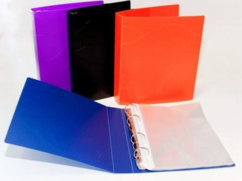 Папка на 4 кольца, ширина корешка 35мм, формат А5 Цена с НДС