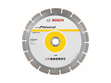 Алмазный круг 230х22 мм универс. сегмент. ECO UNIVERSAL ( сухая резка) BOSCH Цена с НДС за 1 штуку