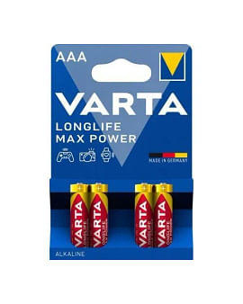 Батарейка VARTA LONGLIFE MAX POWER LR03 AAA B8 VARTA Цена с НДС за 1 штуку