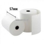 Чековая лента термочувствительная 57 мм артикул 57*12*30 Цена с НДС за 1 штуку