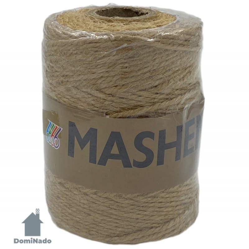 Шпагат ДЖУТОВЫЙ MASHENG 200G, (200г ), Арт.М4-57, Китай Цена с НДС за 1 штуку