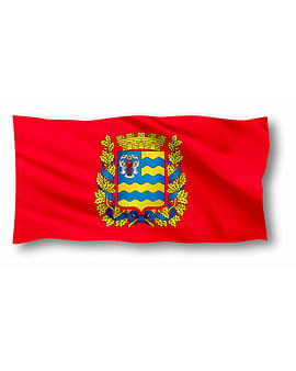 Флаг Минской области (размер 75 x 150 см), пр-во РБ Цена с НДС за 1 штуку