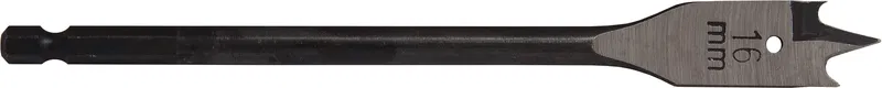 Сверло по дереву 10x160мм, перьевое, 6-гран хвостовик CARBON Цена с НДС за 1 штуку