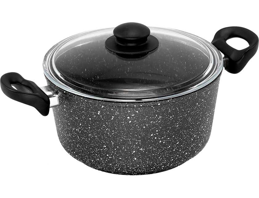 Кастрюля АЛА 3,0 л со стеклянной крышкой арт. G07 3,0G, РБ ВИКТОРИЯ Цена с НДС за 1 штуку