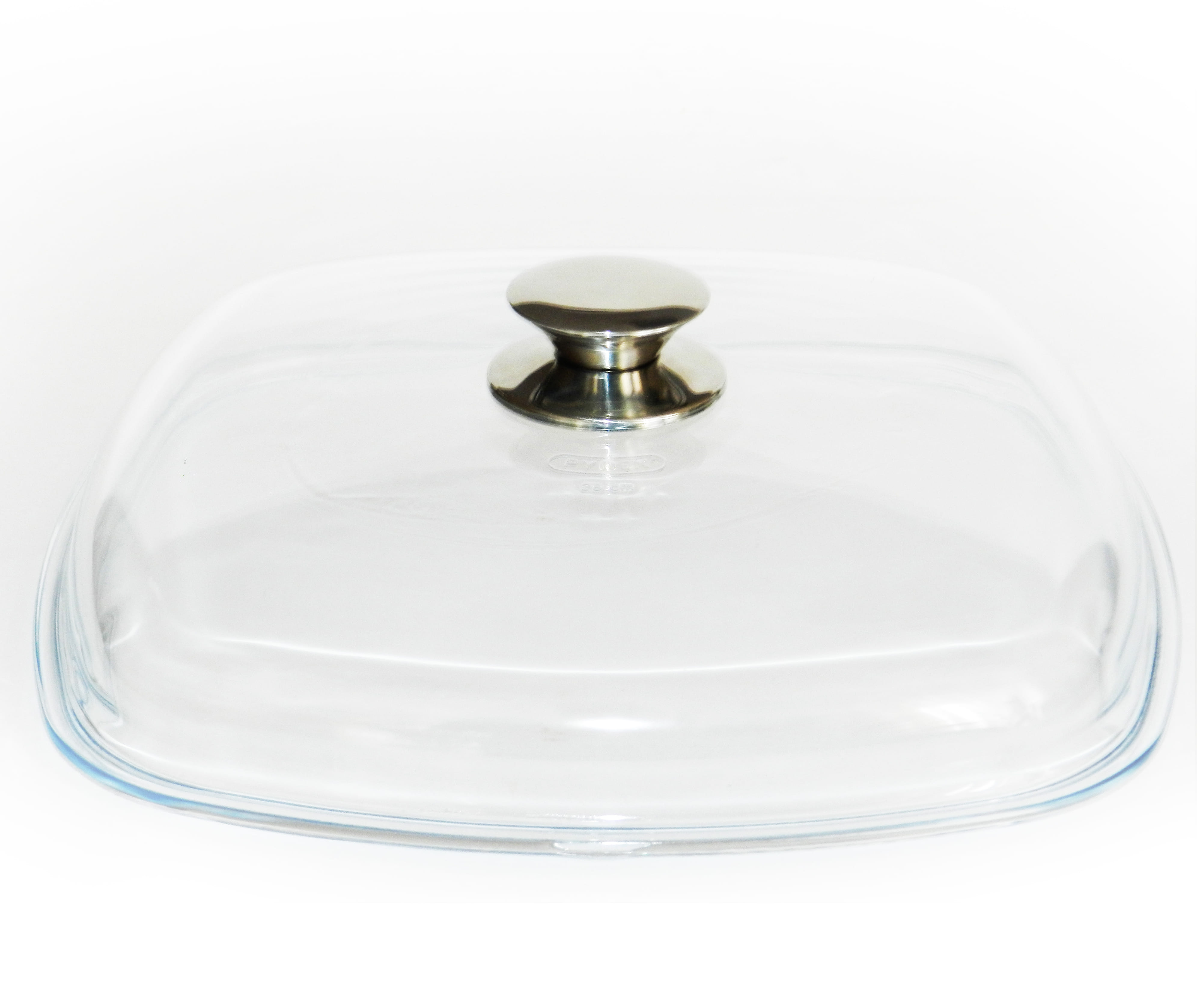 Крышка из боросиликатного стекла д. 260*260 мм с металлической ручкой, РБ ВИКТОРИЯ Цена с НДС