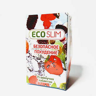 "ECO Slim" (ЭКО Слим) для похудения шипучие таблетки Липотропные таблетки