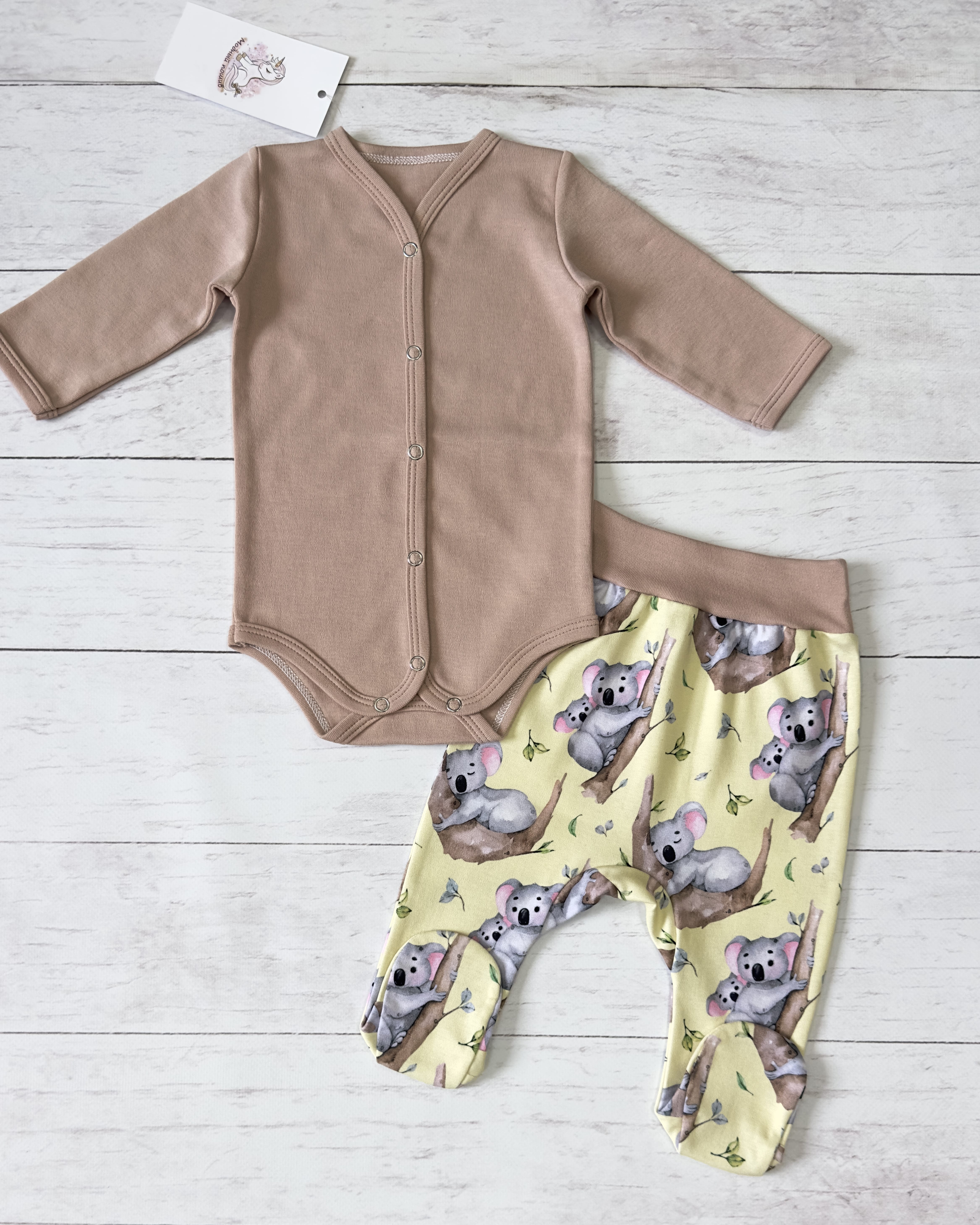 Комплект (боди, ползунки) (р.74)